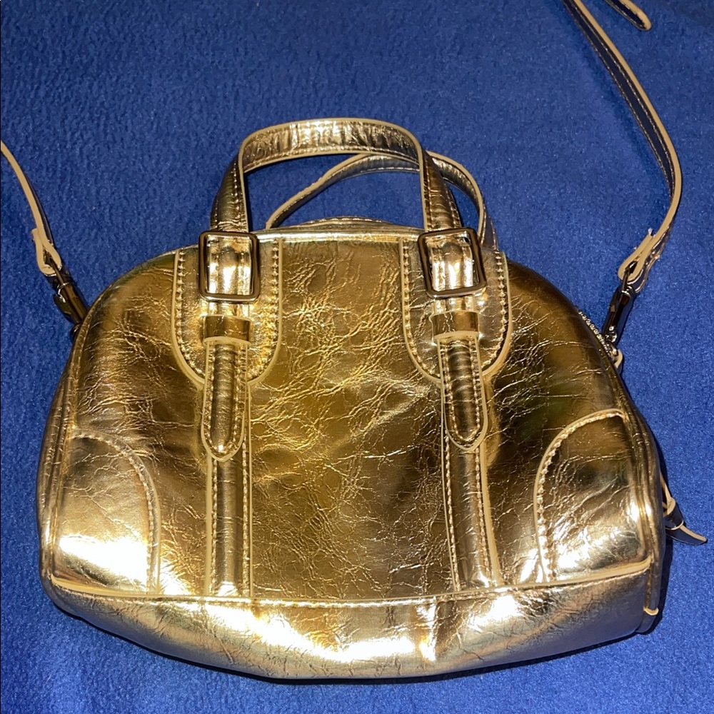 Zara Gold Handbag